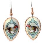 Colorful Accent Horse Earrings
