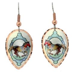 Pretty horse earrings created in bright colors, perfect choice for you!