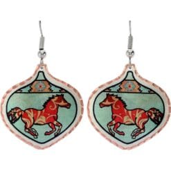 Treat yourself to fashionable stylish unique horse earrings