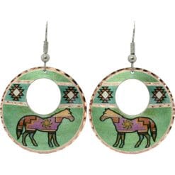 Bring your inner glow by wearing these elegant horse earrings