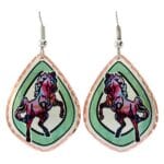 Rearing Horse Earrings