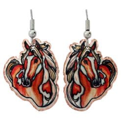 Buy enchanting cut out spotted horse earrings are sure to impress everyone