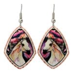 Lightening Horse Earrings