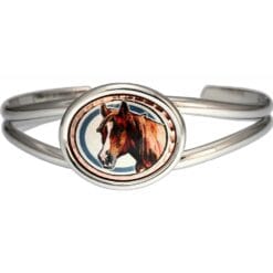 Outstanding horse wire bracelet for a fashionable look, attractive and feminine