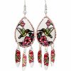 Pretty dangle hummingbird earrings attractive and fascinating