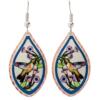 Buy hummingbird earrings, beautiful handmade jewelry created from copper