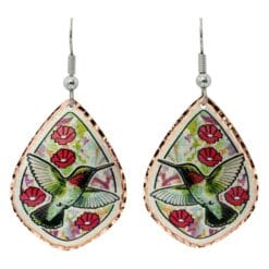 All eyes will be on you every time you wear these awesome hummingbird earrings