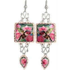 Buy gorgeous colorful hummingbird earrings stylish and original