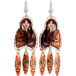 Buy Native Indian Woman Earrings Now!
