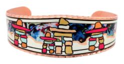 Inukshuk bracelet for women who love jewelry with meaning