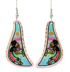 Buy mysteriously attractive and fascinating Kokopelli earrings