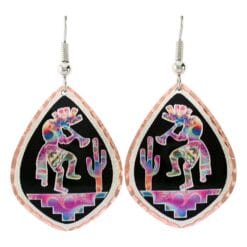 Kokopelli earrings to accentuate your Southwestern fashion style