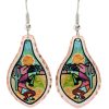 Buy cactus and kokopelli earrings handmade in vibrant colors to brighten up your days