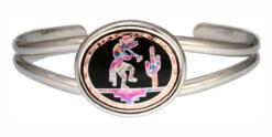 Kokopelli wire bracelet, wholesale Native American jewelry
