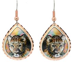 Wear leopard earrings created in bright colors to make you smile Wear leopard earrings created in bright colors to make you smile