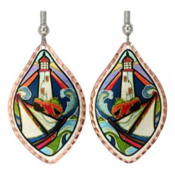 Buy Lighthouse Earrings Created in Radiant Colors
