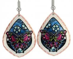 Wholesale Art Jewelry, Butterfly Earrings