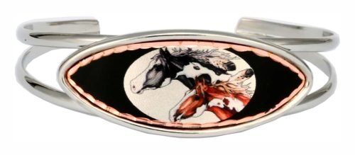 Lynn Bean art jewelry horse wire bracelets for a western style fashionable look