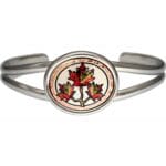 Maple Leaves Wire Bracelet