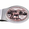 Handmade Men's Cool Money Clips, Moose Copper Money Clip