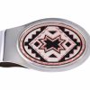 Southwestern Native Star Design Cool Money Clips, Unique Handmade Men's Gifts