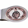Buy Native Haida Killer Whale Copper Artwork Embellished Men's Money Clips. No Polishing Required