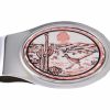 Buy Desert Scene and Roadrunner Copper Artwork Embellished Men's Money Clips. No Polishing Required