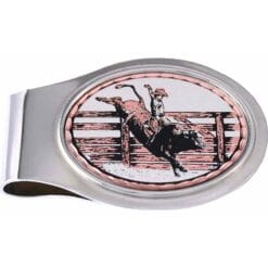 Buy Men's Cool Western Style Money Clips, Rodeo Bull Riding Money Clips