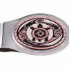 Silver Plated Oval Men's Money Clips , Wholesale Unique Handmade Turtle Money Clips