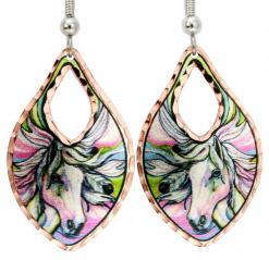 Wholesale Native Art Jewelry, Horse Earrings