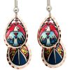 Wholesale Native Art Jewelry, Dangle Thunderbird Earrings