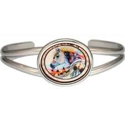 Buy colorful Native art jewelry horse wire bracelets
