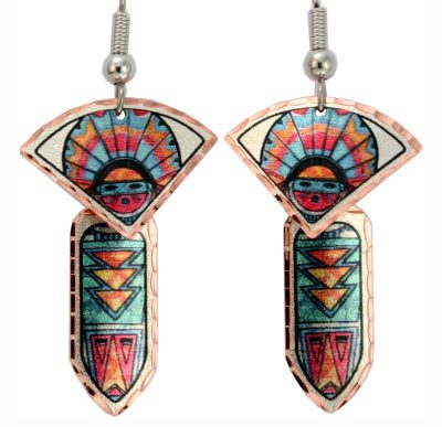 Dangle Native Kachina Earrings