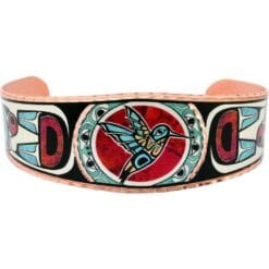 Buy magnificent Native Haida hummingbird bracelets that you cannot find elsewhere