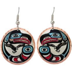 Buy Native Haida eagle earrings will be a great addition to your jewelry collections