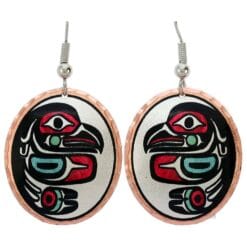 Attractive Northwest Native eagle earrings for a fashionable look