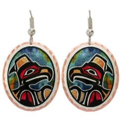 Buy Native Haida eagle earrings that will take everyone's breath away