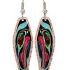 Feather shaped Northwest Native eagle earrings will make a great gift solution