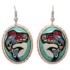 Buy Native Haida killer whale earrings will take your breath away