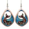 Northwest Native Haida salmon earrings to make you feeling intelligent