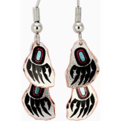 Buy stunning dangle bear paw earrings