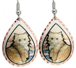 Persian Cat Earrings