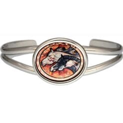 Copper Reflections is the only place where you can find this gorgeous petroglyph horse wire bracelet