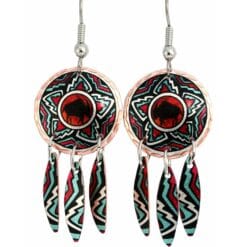 You will definitely attract attention by wearing these buffalo earrings created in Native American flair