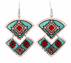 Wear these charming Southwest Native American earrings, you will be the envy of everyone