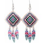 Splendid Dangle Native American Earrings