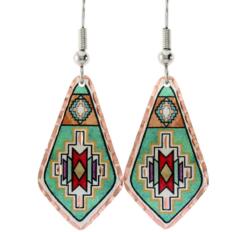 Native American earrings for a Southwestern fashionable and feminine look