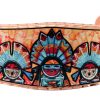 Adorn yourself by wearing this sun kachina bracelets for a fashionable Southwestern look