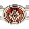 Wear unique wire bracelets decorated with copper SW Native American artwork