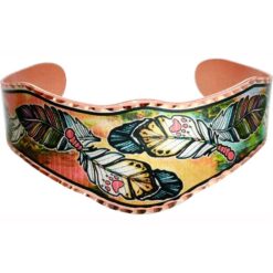 This Colorful Feather Art Jewelry Bracelets Will Take Your Breath Away